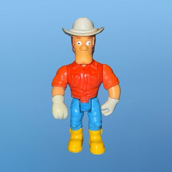 Vintage Cowboy Farmer Action Figure 3.5” A20 - Picture 7 of 7
